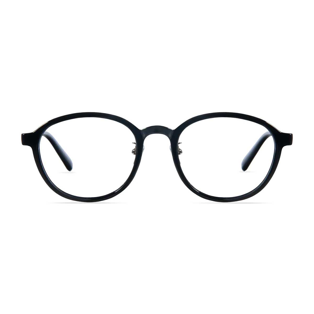 Round Black Eyeglasses