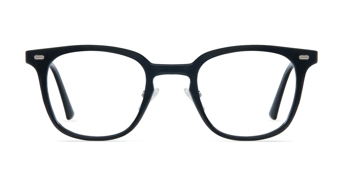 Square Black Eyeglasses