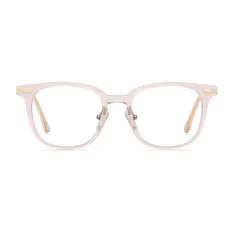 Square Pale Pink Eyeglasses