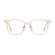 Square Pale Pink Eyeglasses
