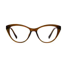 Cat-eye Light Brown Eyeglasses