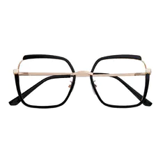 Square Black Eyeglasses