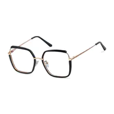 Square Black Eyeglasses