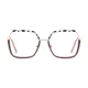 Square Tortoiseshell/Pink Eyeglasses