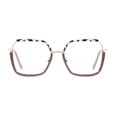 Square Tortoiseshell/Pink Eyeglasses