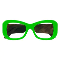 Square Green Eyeglasses
