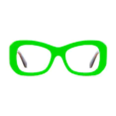 Rectangle Green Eyeglasses