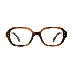 Oval Lemon Tortoiseshell Eyeglasses