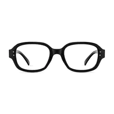 Oval Black Eyeglasses