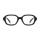 Oval Black Eyeglasses