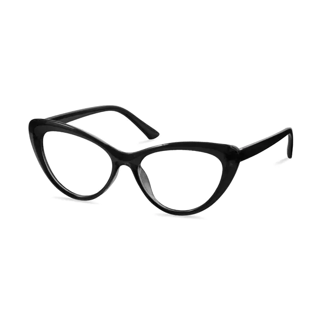 Cat-eye Black Eyeglasses