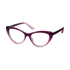 Cat-eye Gradient Purple Eyeglasses