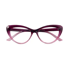 Cat-eye Gradient Purple Eyeglasses
