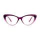 Cat-eye Gradient Purple Eyeglasses