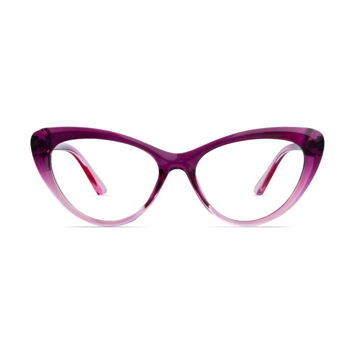 Cat-eye Gradient Purple Eyeglasses