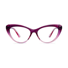 Cat-eye Gradient Purple Eyeglasses