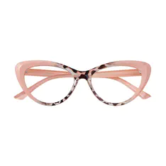 Cat-eye Tortoiseshell/Pink Eyeglasses