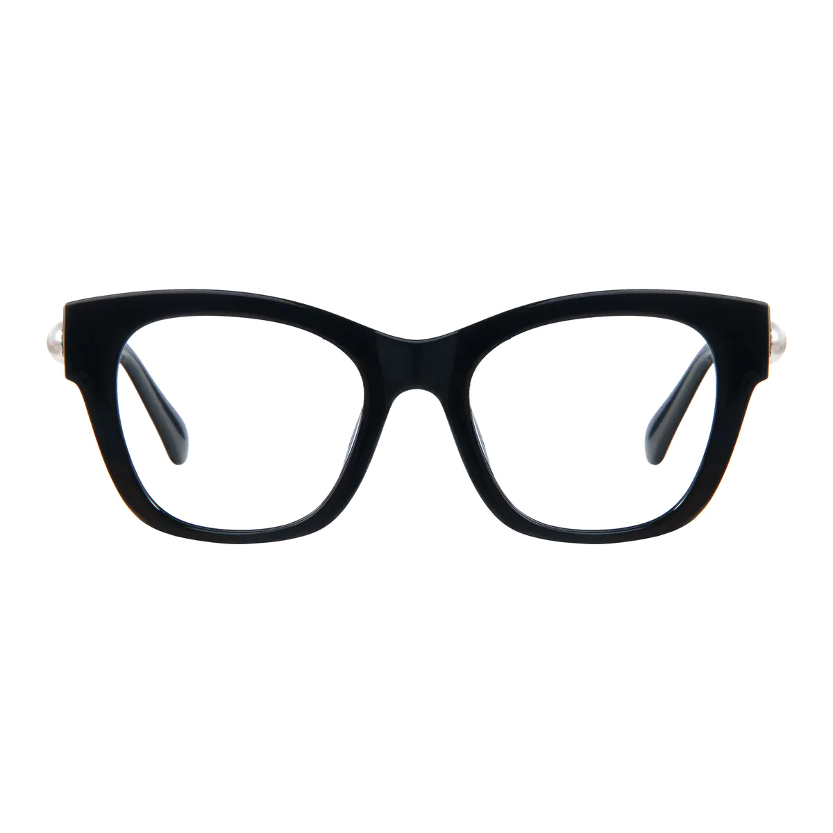 Square Black Eyeglasses