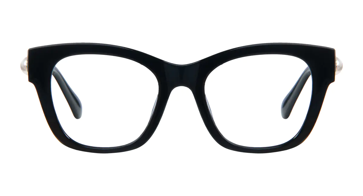 Square Black Eyeglasses