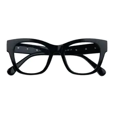 Square Black Eyeglasses