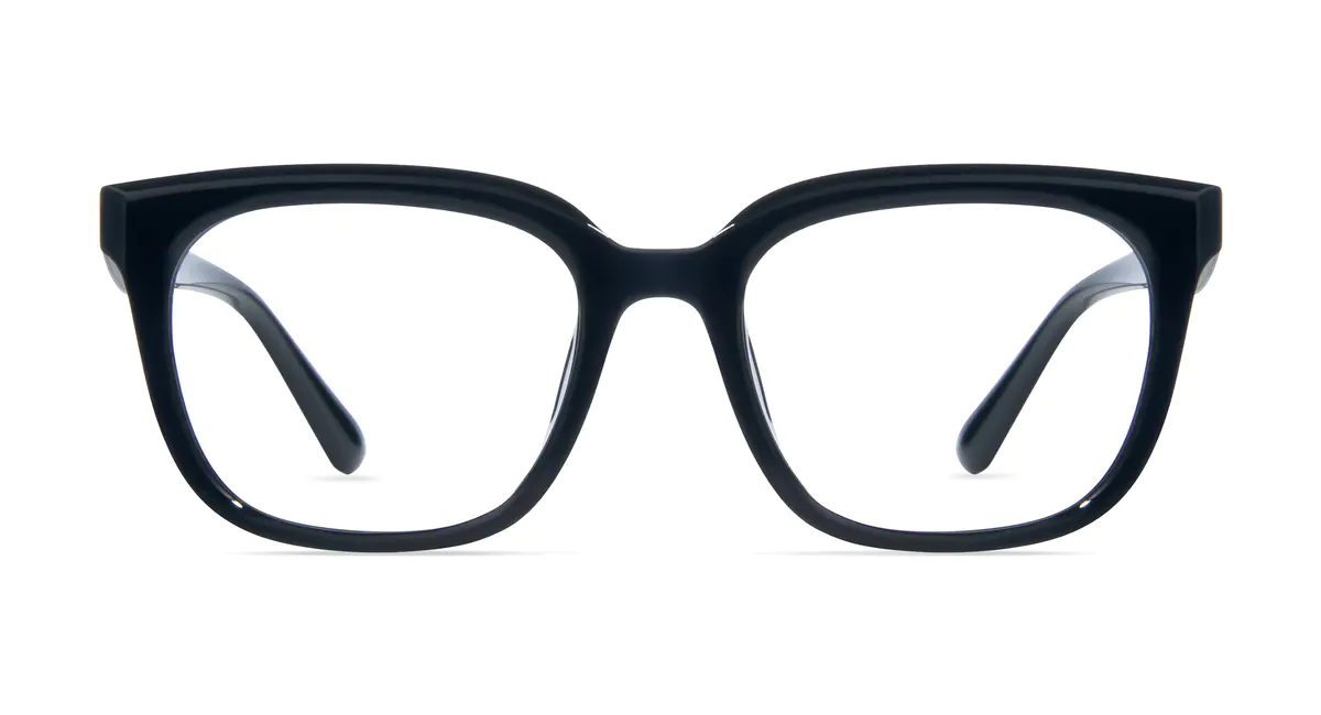 Square Black Eyeglasses
