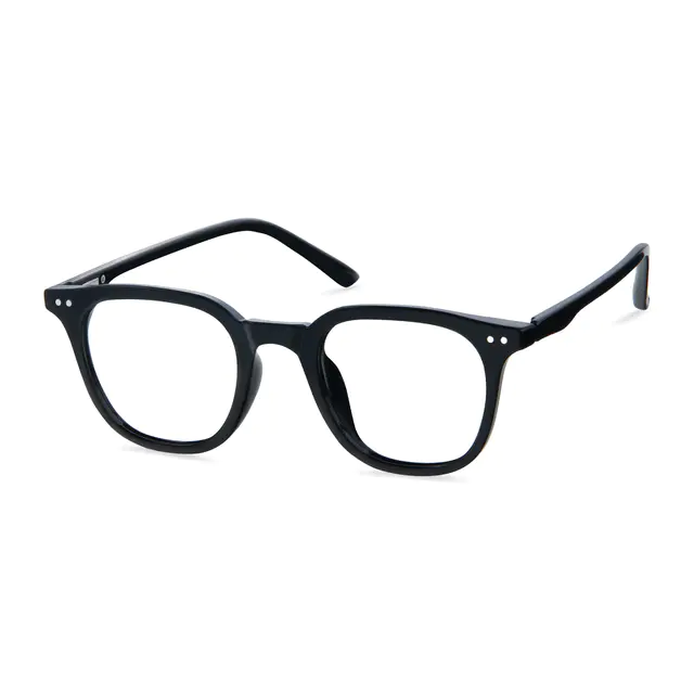 Square Black Eyeglasses