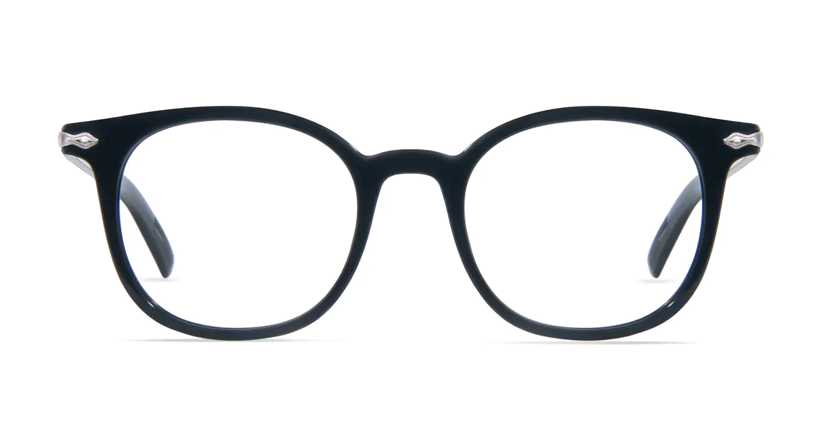 Round Black Eyeglasses