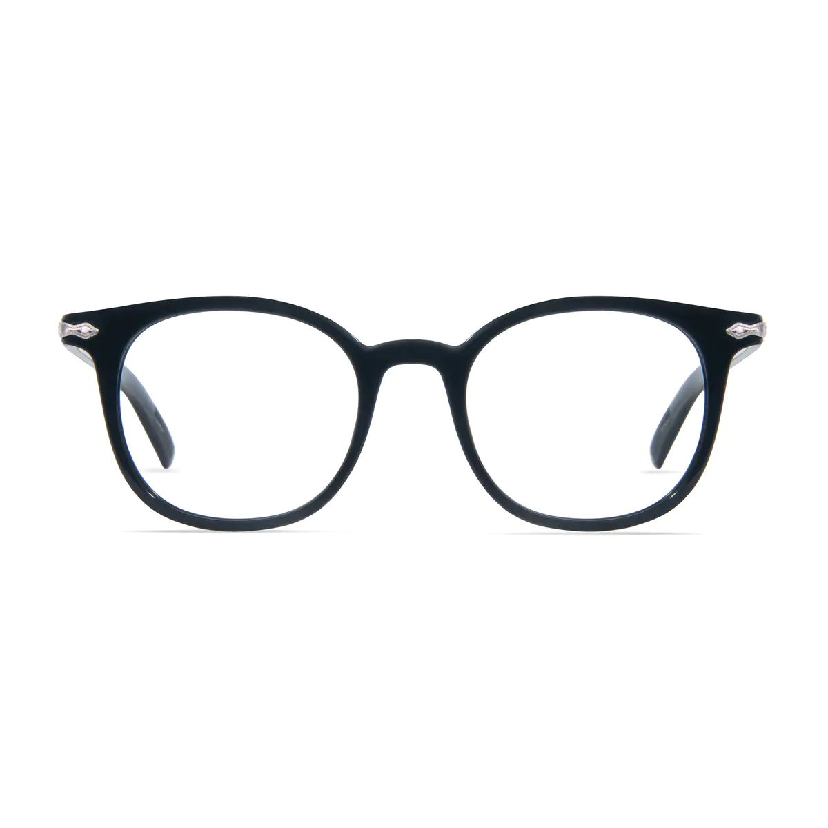 Round Black Eyeglasses
