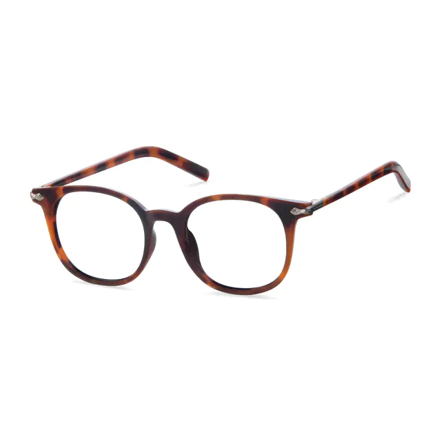Round Tortoiseshell Eyeglasses