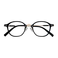 Round Black Eyeglasses