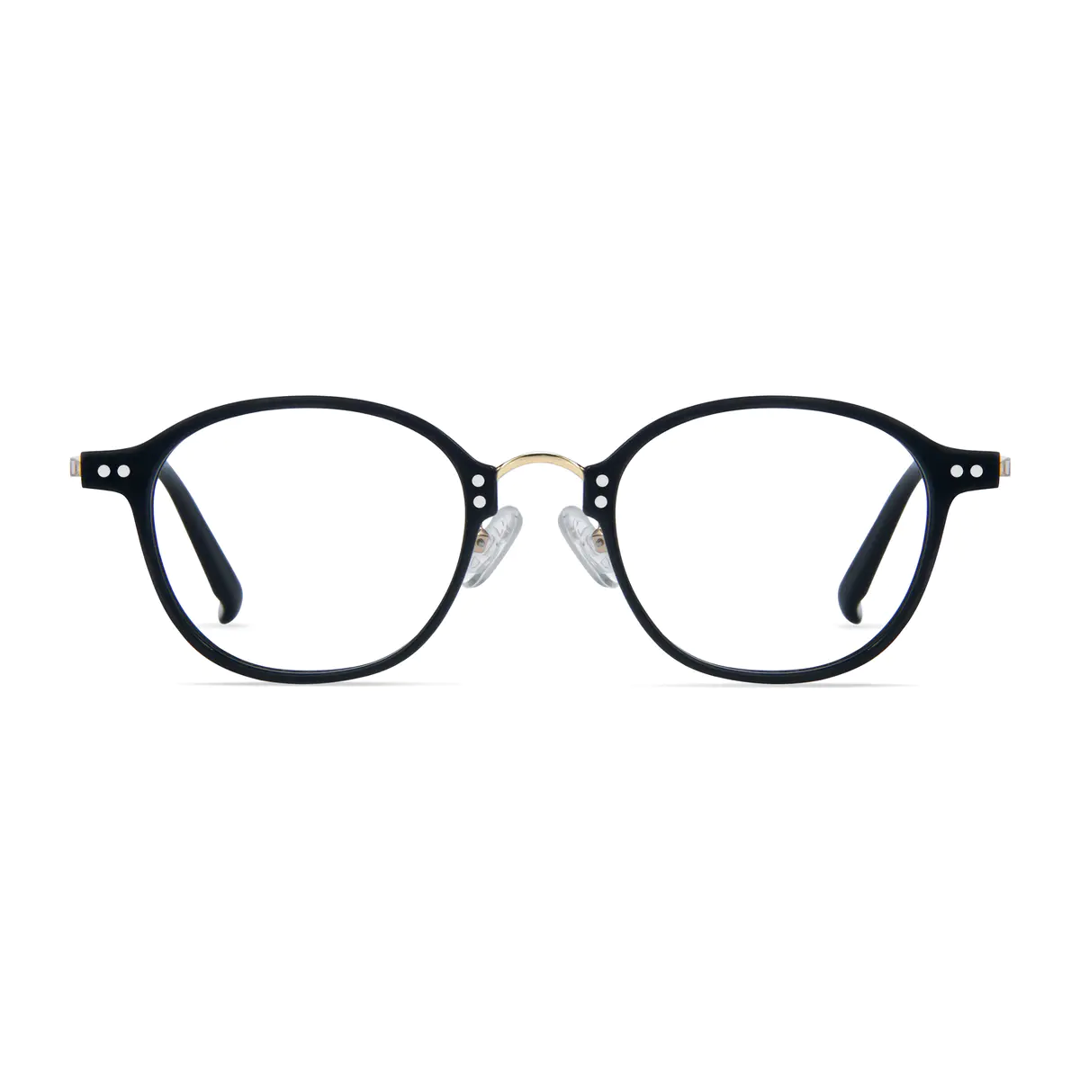 Round Black Eyeglasses