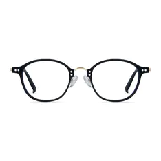 Round Black Eyeglasses