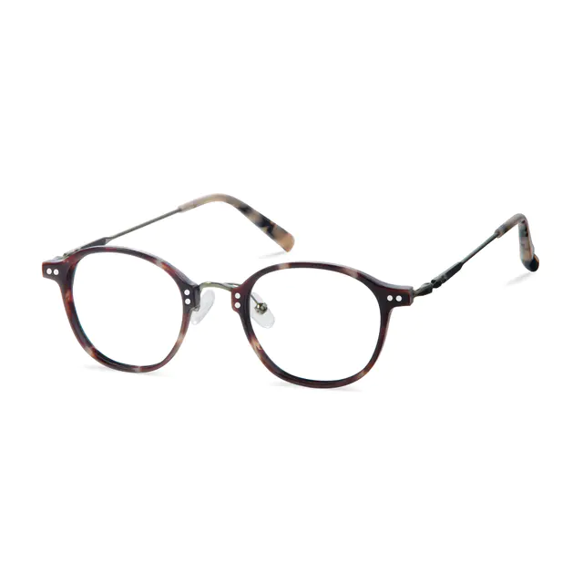 Round Tortoiseshell Eyeglasses