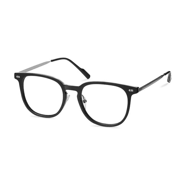 Square Black Eyeglasses