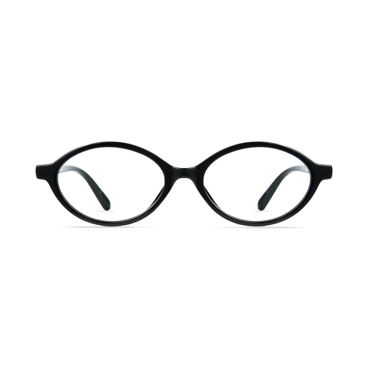 Oval Black Eyeglasses