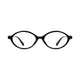 Oval Black Eyeglasses