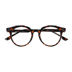 Round Tortoiseshell Eyeglasses