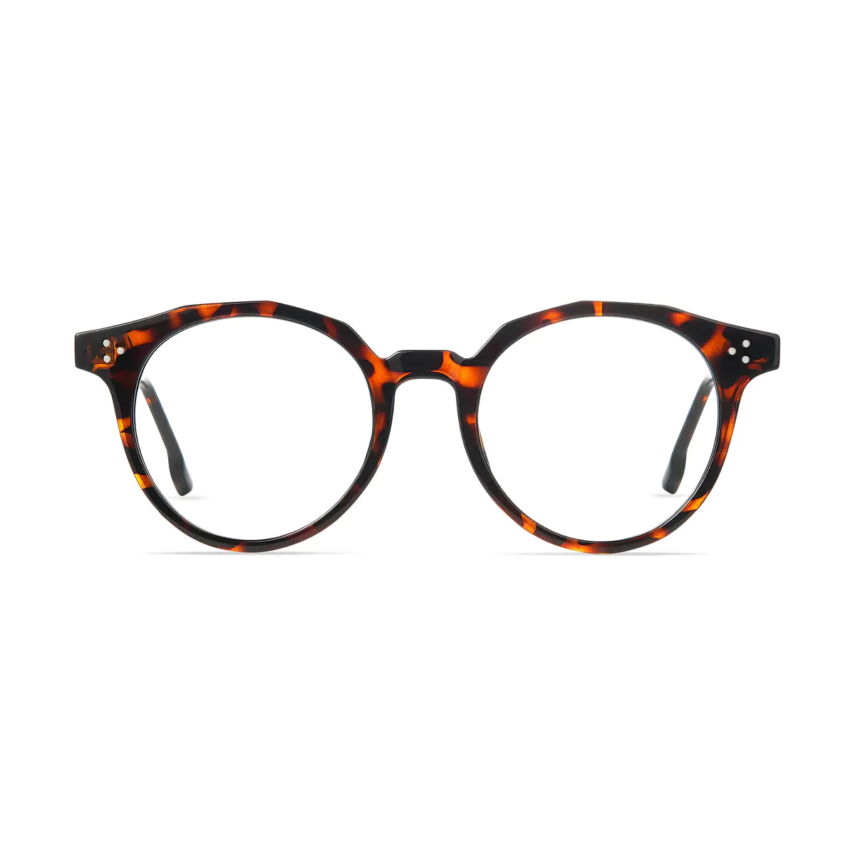 Round Tortoiseshell Eyeglasses
