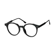 Round Black Eyeglasses