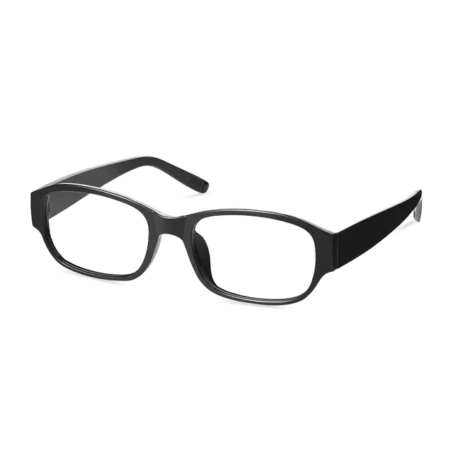 Rectangle Black Eyeglasses