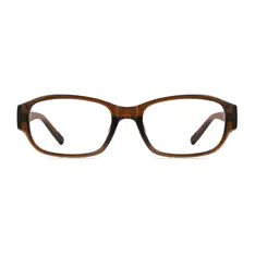 Rectangle Brown Eyeglasses