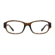 Rectangle Brown Eyeglasses