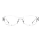 Rectangle Clear Eyeglasses