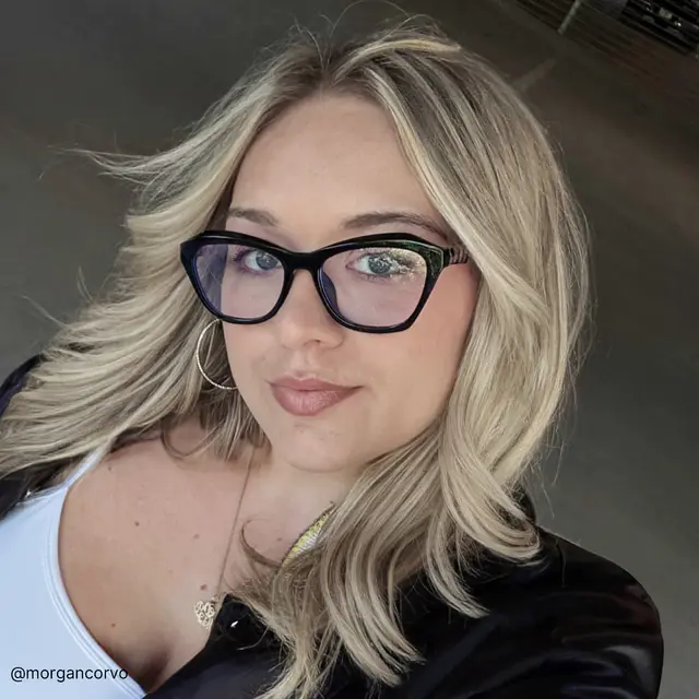 Cat-eye Tortoiseshell/Black Eyeglasses