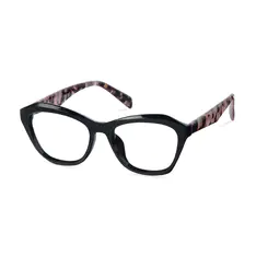 Cat-eye Tortoiseshell/Black Eyeglasses