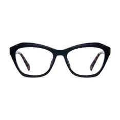 Cat-eye Tortoiseshell/Black Eyeglasses