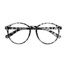 Round Ivory Tortoiseshell Eyeglasses