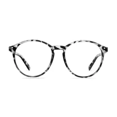 Round Ivory Tortoiseshell Eyeglasses