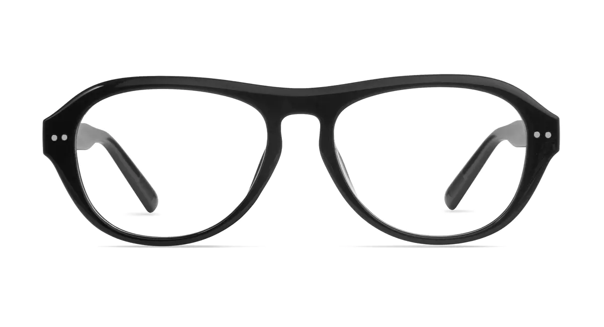 Aviator Black Eyeglasses