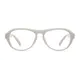Aviator White Eyeglasses
